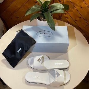New Prada white shoes ! Size 9
